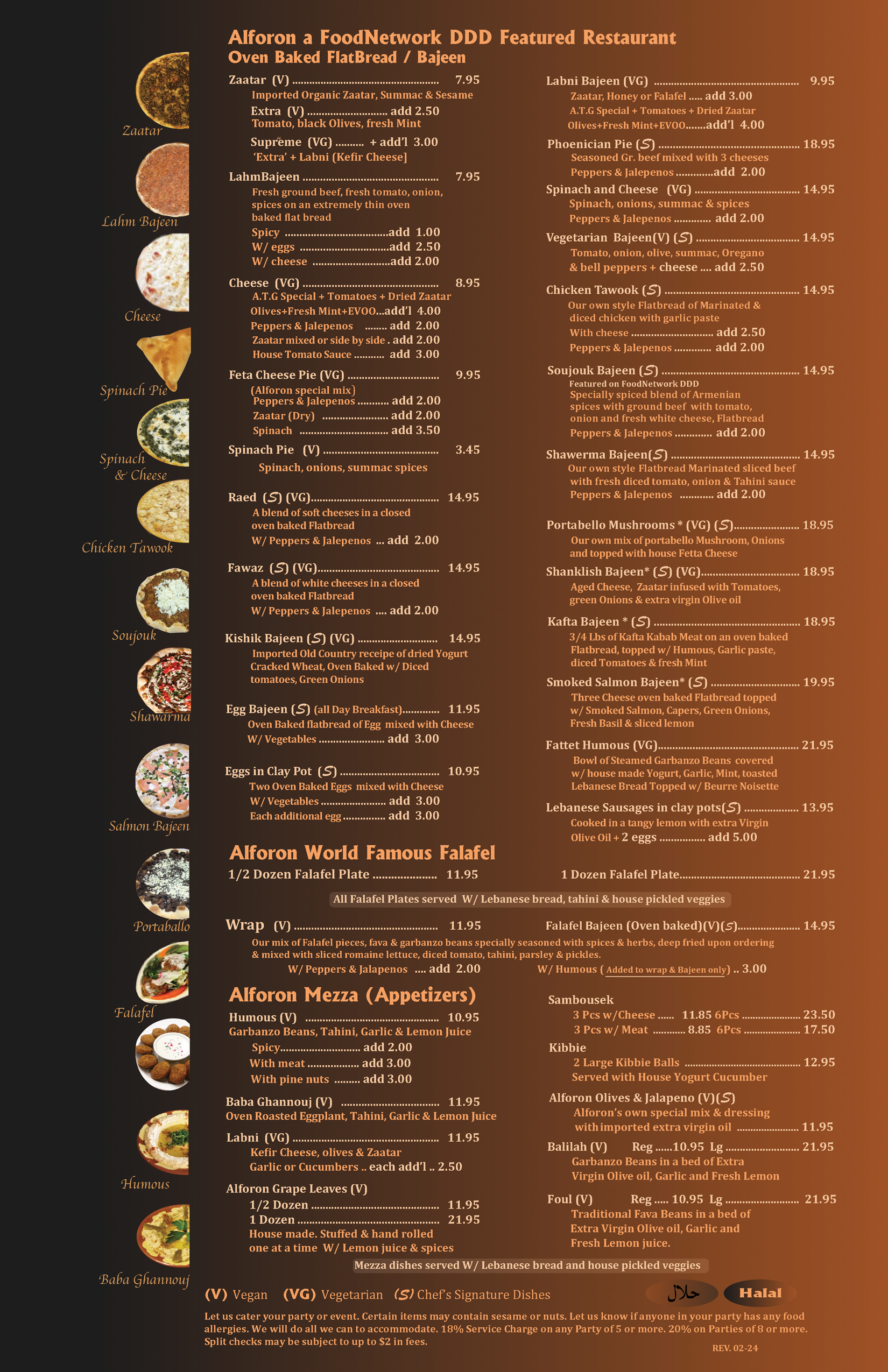 Alforon Lebanese Food Menu - Page 1