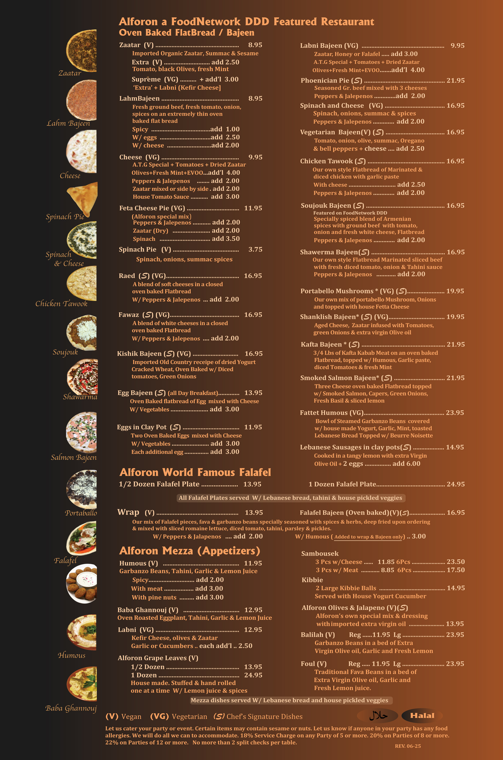 Alforon Lebanese Food Menu - Page 2 Alforon Lebanese Food Menu - Page 2