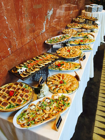 Assorted Trays Party Spread 